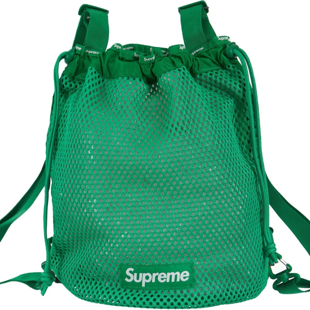 *NWT* Supreme Mesh Small Backpack (Green) SS23